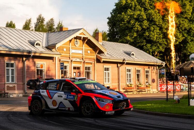 Ott Tänak ja Martin Järveoja Rally Estonia 2025, Foto: Jaanus Ree / Red Bull Content Pool