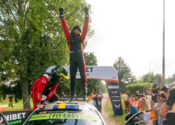 Oliver Solberg ja Elliott Edmondson Rally Estonia 2025, Foto: Jaanus Ree / Red Bull Content Pool