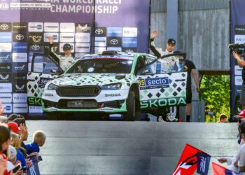 Robert Virves ja Jakko Viilo Soome MM-rallil 2025, Foto: André Lavadinho andre@at-world.com