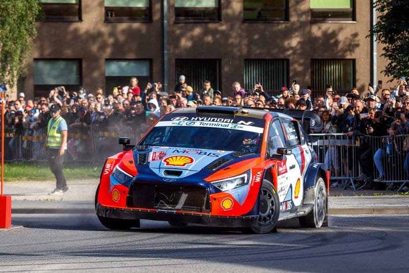 Ott Tänak / Martin Järveoja linnakatsel. Foto: Pille Russi