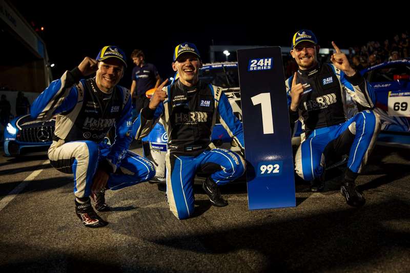 Martin Rump saavutas koos tiimikaaslastega klassivõidu. Foto: Mühlner Motorsport