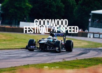 Paul Aron osaleb Goodwoodi kiirusfestivalil. Foto: Alpine