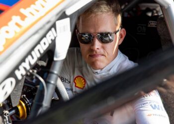 Ott Tänak Soome MM-ralli 2025, Foto: Dufour Fabien / Hyundai Motorsport GmbH