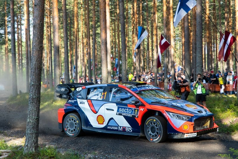 Thierry Neuville Soome MM-ralli Foto: Dufour Fabien / Hyundai Motorsport GmbH