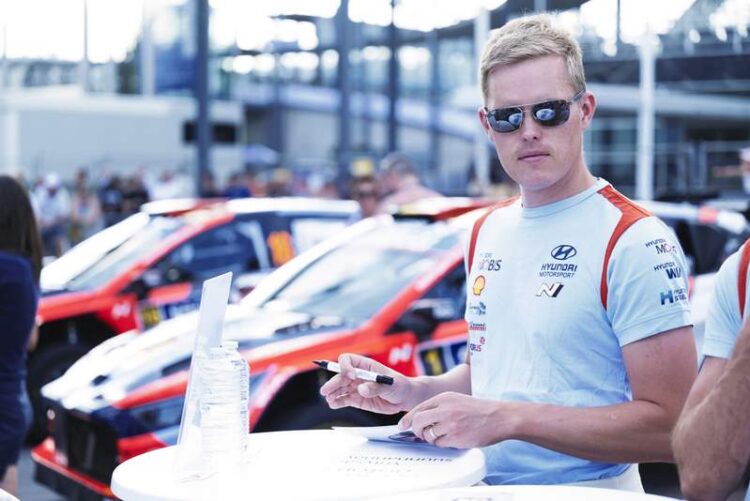 Ott Tänak Soome MM-rallil 2025, Foto: Vincent Thuillier / Hyundai Motorsport GmbH