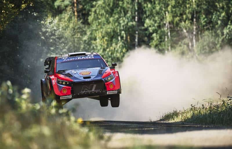 Ott Tänak ja Martin Järveoja Soome MM-ralli 2025, Foto: Vincent Thuillier / Hyundai Motorsport GmbH