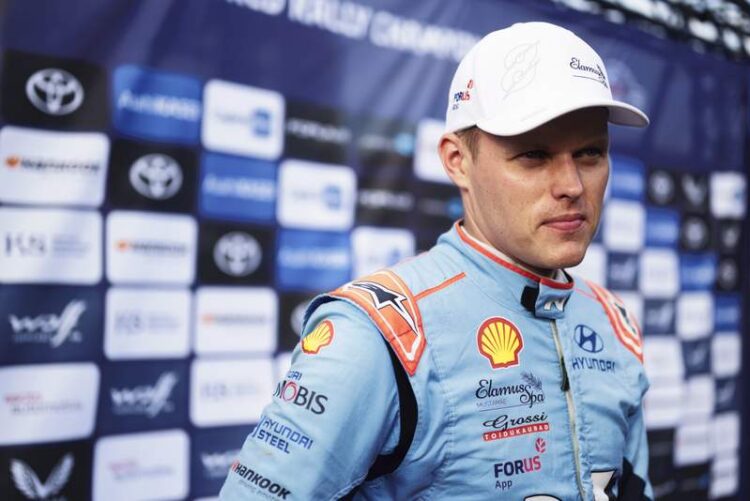 Ott Tänak Soome rallil, Foto: Vincent Thuillier /Hyundai Motorsport GmbH