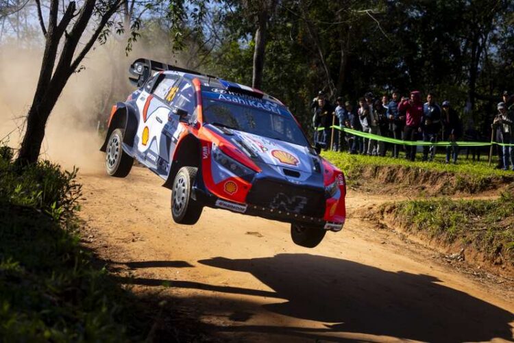 Adrien Fourmaux Paraguay MM-ralli 2025, Foto: Austral Hyundai / Motorsport GmbH