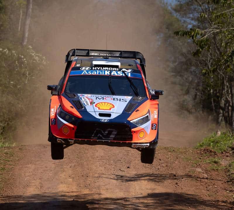 Ott Tänak ja Martin Järveoja Paraguay MM-ralli 2025, Foto: Dufour Fabien / Hyundai Motorsport GmbH
