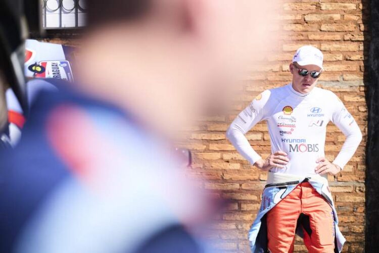 Ott Tänak Paraguay MM-ralli 2025, Foto: Vincent Thuillier /Hyundai Motorsport GmbH