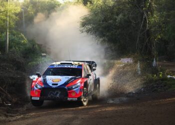 Ott Tänak ja Martin Järveoja Paraguay MM-ralli 2025, Foto: Vincent Thuillier / Hyundai Motorsport GmbH