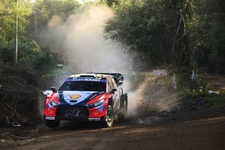 Ott Tänak ja Martin Järveoja Paraguay MM-ralli 2025, Foto: Vincent Thuillier / Hyundai Motorsport GmbH