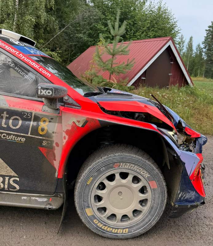 Tänaku auto katse lõpus, Foto: wrc.com