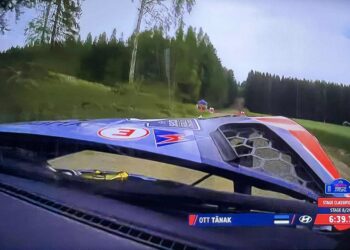 Tänaku auto sisekaamera, Kuvatõmmis Rally.tv