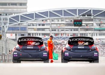 Timmy Hansen ja Kevin Hansen Portugali MM-etapil 2025, Foto: Jaanus Ree / Red Bull Content Pool