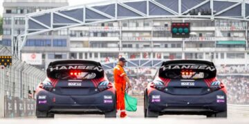 Timmy Hansen ja Kevin Hansen Portugali MM-etapil 2025, Foto: Jaanus Ree / Red Bull Content Pool