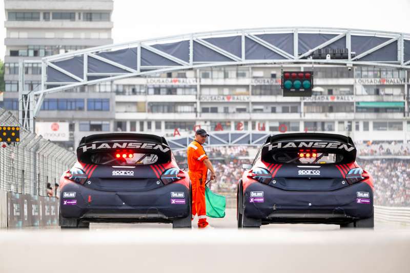 Timmy Hansen ja Kevin Hansen Portugali MM-etapil 2025, Foto: Jaanus Ree / Red Bull Content Pool