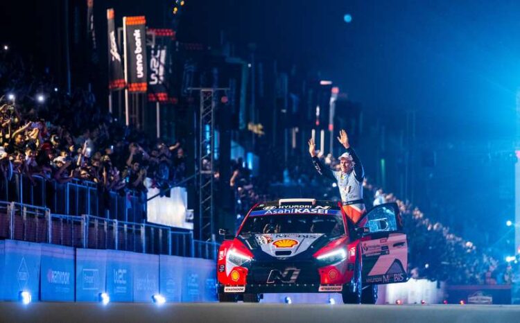 Ott Tänak ja Martin Järveoja Paraguay MM-ralli avatseremoonial, Foto: Jaanus Ree / Red Bull Content Pool