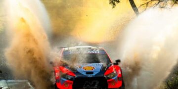 Ott Tänak ja Martin Järveoja Paraguay MM-ralli 2025, Foto: Jaanus Ree / Red Bull Content Pool