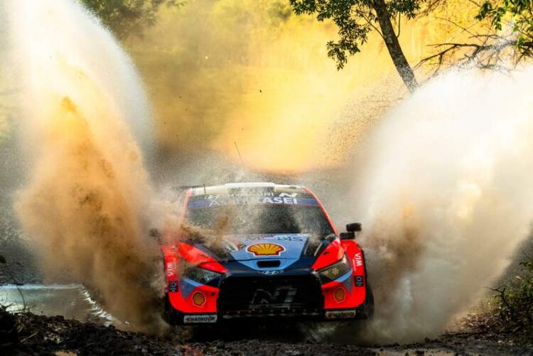 Ott Tänak ja Martin Järveoja Paraguay MM-ralli 2025, Foto: Jaanus Ree / Red Bull Content Pool