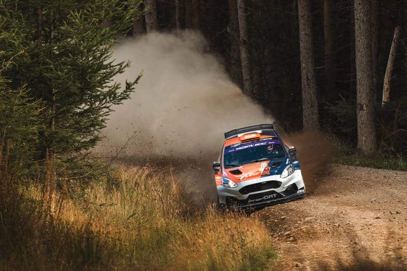 Romet Jürgenson / Siim Oja lõpetasid viienda kohaga. Foto: Alex Stefan / Motorsport UK