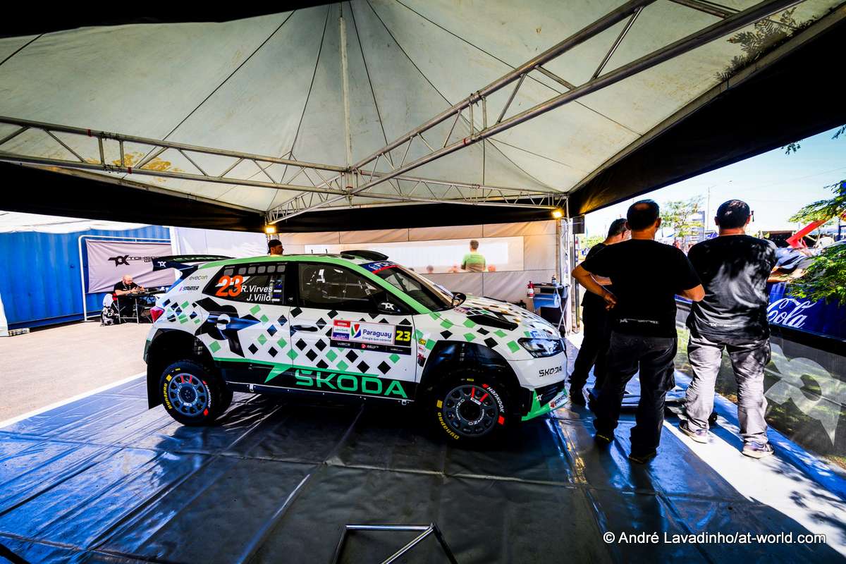 Robert Virves ja Jakko Viilo, Paraguay MM-ralli 2025 Foto: andre@at-world.com