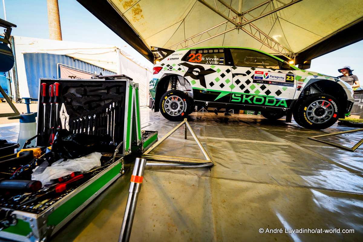 Robert Virves ja Jakko Viilo, Paraguay MM-ralli 2025 Foto: andre@at-world.com