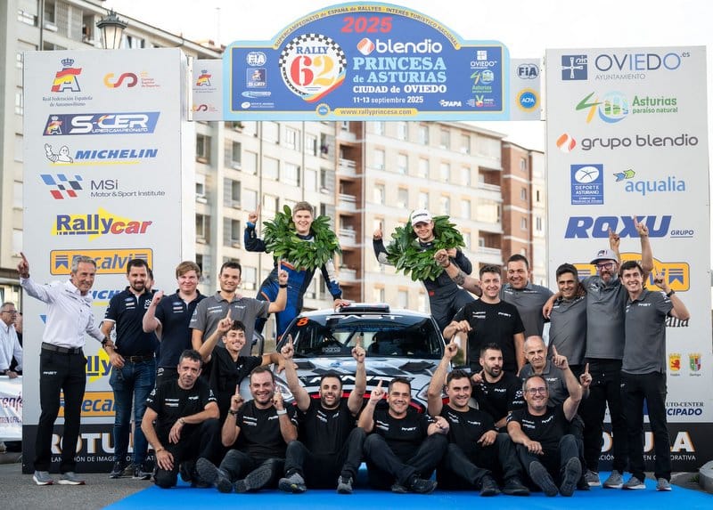 Romet Jürgenson / Aleks Lesk võitsid Hispaanias. Foto: Past Racing / Bruno Penas