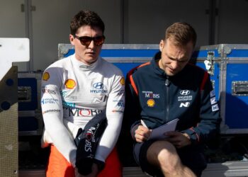 Adrien Fourmaux Kanaari saarte MM-rallil 2025, Foto: Dufour Fabien / Hyundai Motorsport GmbH