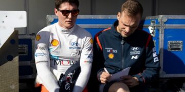 Adrien Fourmaux Kanaari saarte MM-rallil 2025, Foto: Dufour Fabien / Hyundai Motorsport GmbH