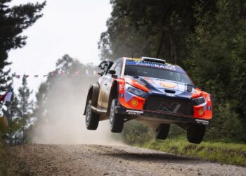 Ott Tänak ja Martin Järveoja Tšiili MM-ralli 2025, Foto: Austral / Hyundai Motorsport GmbH
