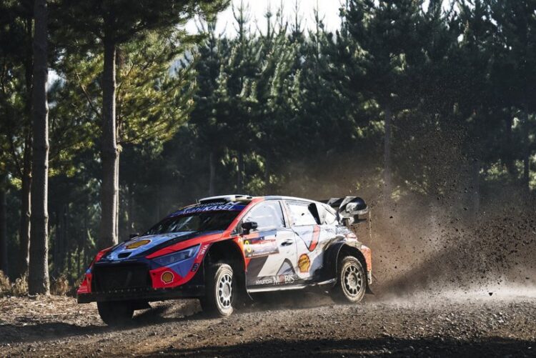 Ott Tänak ja Martin Järveoja Tšiili MM-ralli 2025, Foto: Vincent Thuillier / Hyundai Motorsport GmbH