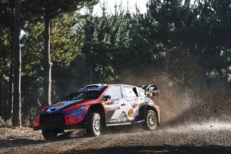 Ott Tänak ja Martin Järveoja Tšiili MM-ralli 2025, Foto: Vincent Thuillier / Hyundai Motorsport GmbH