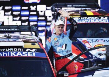 Ott Tänak Tšiili MM-rallil 2025, Foto: Vincent Thuillier / Hyundai Motorsport GmbH