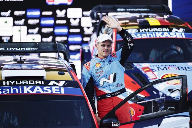 Ott Tänak Tšiili MM-rallil 2025, Foto: Vincent Thuillier / Hyundai Motorsport GmbH