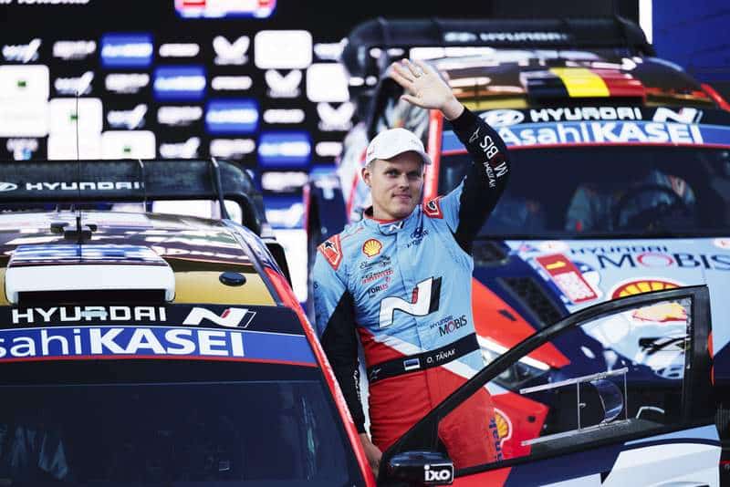 Ott Tänak Tšiili MM-rallil 2025, Foto: Vincent Thuillier / Hyundai Motorsport GmbH