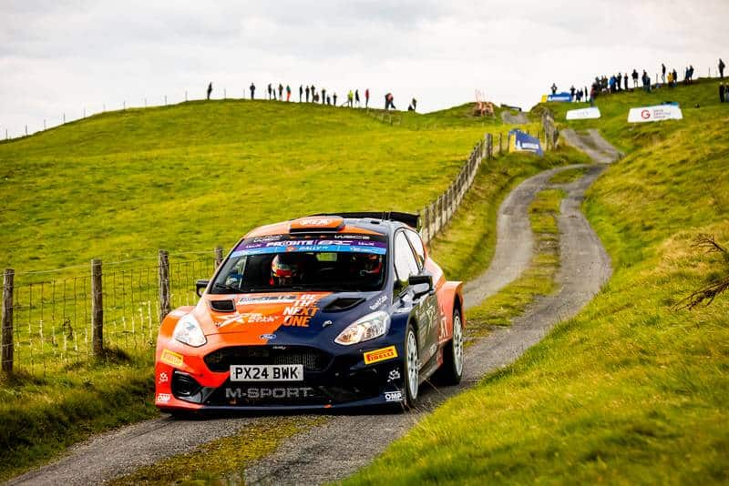 Romet Jürgenson ja Siim Oja ERC JDS Machinery Rali Ceredigion 20255, FOto: @World / Red Bull Content Pool