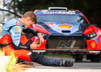 Ott Tänak Tšiili rallil 2025, Foto: Jaanus Ree / Red Bull Content Pool