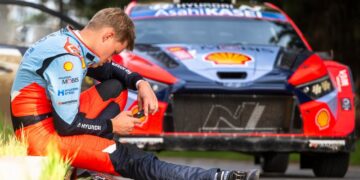 Ott Tänak Tšiili rallil 2025, Foto: Jaanus Ree / Red Bull Content Pool