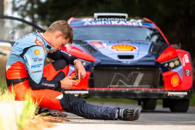 Ott Tänak Tšiili rallil 2025, Foto: Jaanus Ree / Red Bull Content Pool