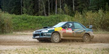 Robin Pruul / Rein Tikka võitsid Türi rahvaralli. Foto: Margus Kirs