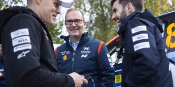 Ott tänak ja Andrew Wheatley Kesk-Euroopa MM-rallil 2025, Foto: Austral /Hyundai Motorsport GmbH