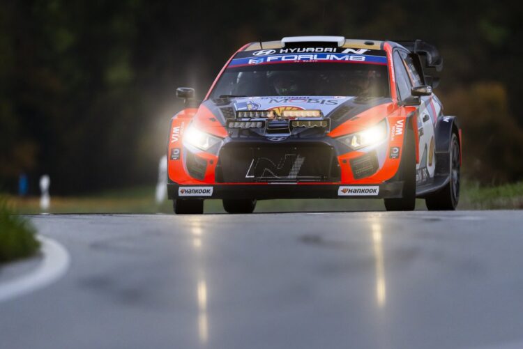 Ott Tänak ja Martin Järveoja Kesk-Euroopa MM-ralli 2025, Foto: Austral / Hyundai Motorsport GmbH