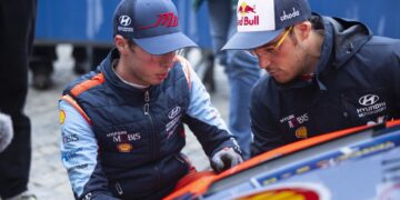 Thierry Neuville ja Martijn Wydaeghe, Kesk-Euroopa rallil 2025, Foto: Austral / Hyundai Motorsport GmbH