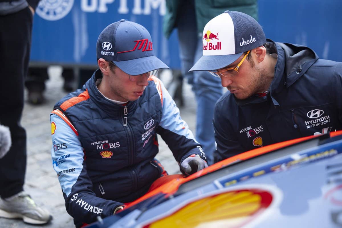 Thierry Neuville ja Martijn Wydaeghe, Kesk-Euroopa rallil 2025, Foto: Austral / Hyundai Motorsport GmbH