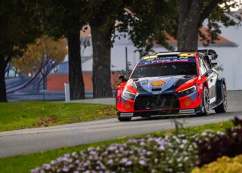 Ott Tänak ja Martin Järveoja Kesk-Euroopa MM-ralli 2025, Foto: Dufour Fabien / Hyundai Motorsport GmbH