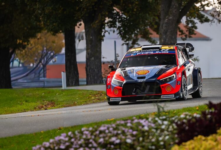Ott Tänak ja Martin Järveoja Kesk-Euroopa MM-ralli 2025, Foto: Dufour Fabien / Hyundai Motorsport GmbH