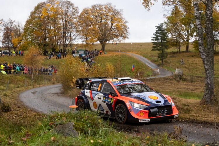 Ott Tänakja Martin Järveoja Kesk-Euroopa MM-ralli 2025, Foto: Dufour Fabien /Hyundai Motorsport GmbH