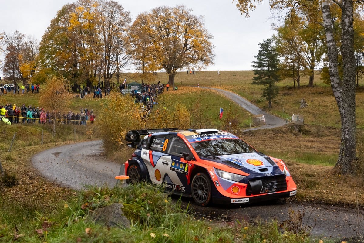 Ott Tänakja Martin Järveoja Kesk-Euroopa MM-ralli 2025, Foto: Dufour Fabien /Hyundai Motorsport GmbH