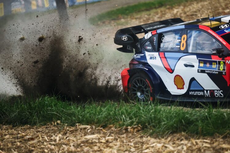Ott Tänak ja Martin Järveoja Kesk-Euroopa MM-ralli 2025, Foto: Romain Thuillier / Hyundai Motorsport GmbH